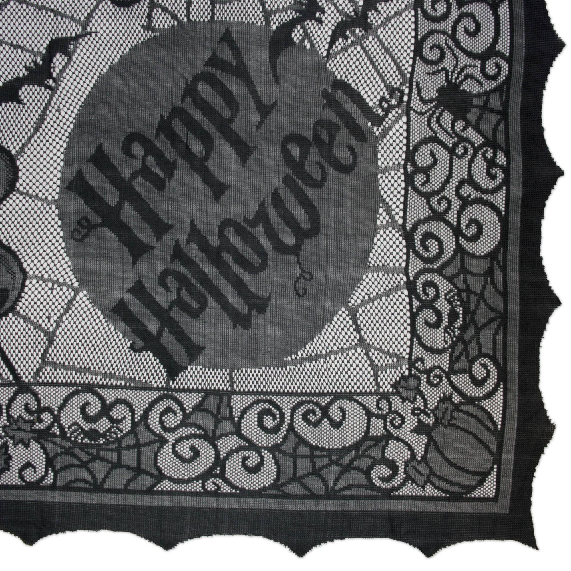DII® 72" Happy Halloween Lace Tablecloth